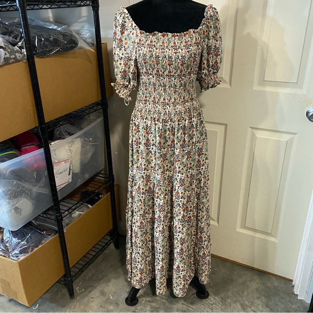 Max Studio Floral Maxi Dress - Multicolor